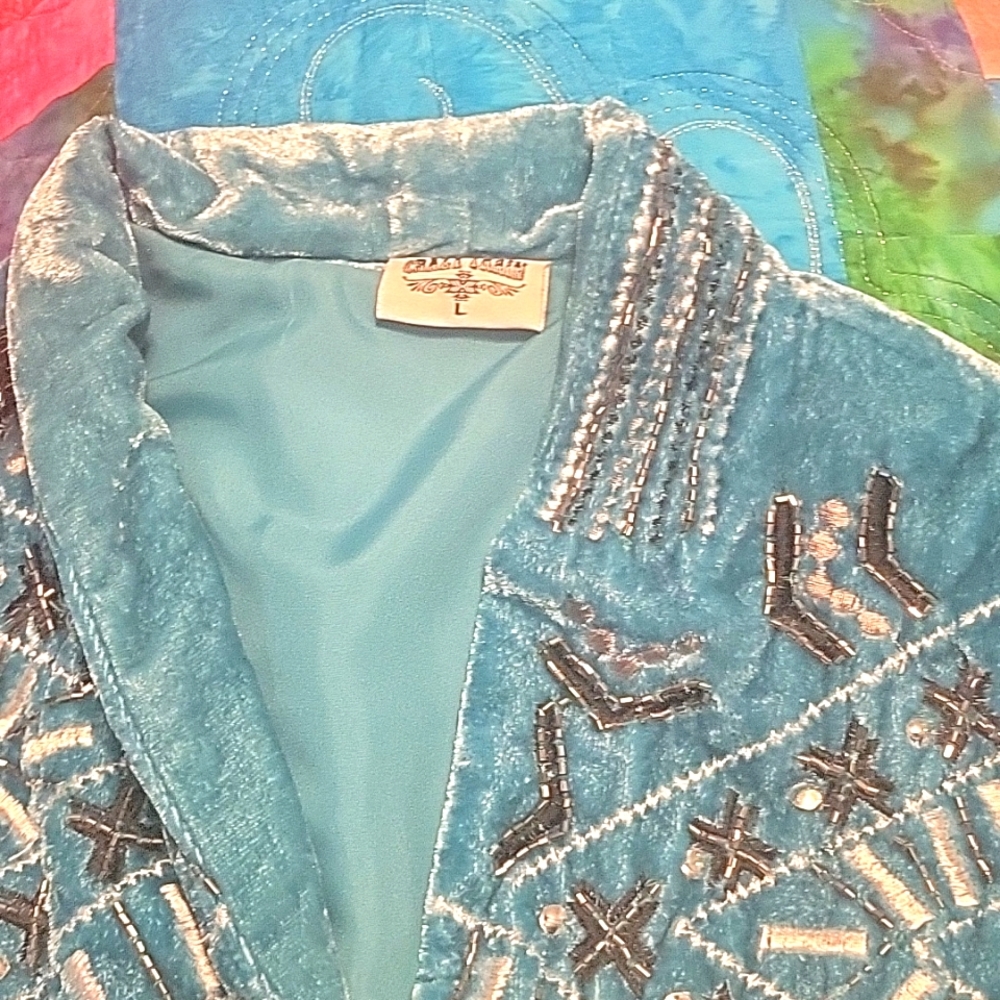 Crazy Train, Velvet,Jacket size Large